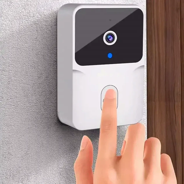 Беспроводная видеокамера звонка с Wi-Fi 720P ночное видение двусторонняя аудиосвязь USB белый M6 - изображение 8