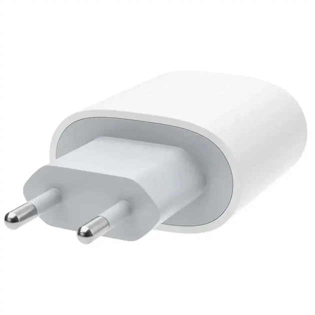 Сетевое зарядное устройство 35W USB-C с кабелем 1м для быстрой зарядки телефонов белое пластиковое - Фото 7 Сетевое зарядное устройство 35W USB-C с кабелем 1м для быстрой зарядки телефонов белое пластиковое - зображення 7