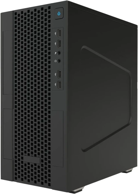 Корпус Itek SMALLCOM-P / без БЖ / Micro-ATX / Mini-Tower / 1x92mm / Black (101633529) - Б/В - зображення 2