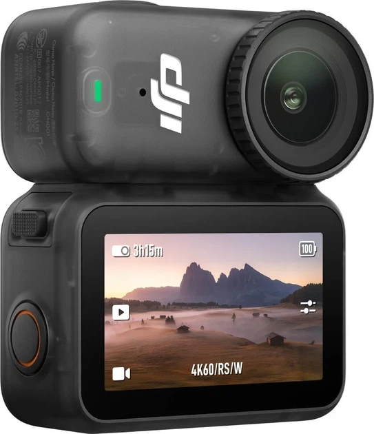 Экшн-камера DJI Osmo Nano 64GB / 12 МП / 4K / 120fps / Wi-Fi / Влагозащитная / Черная (101633390) - Б/У - Фото 2 Экшн-камера DJI Osmo Nano 64GB / 12 МП / 4K / 120fps / Wi-Fi / Влагозащитная / Черная (101633390) - Б/У - изображение 2