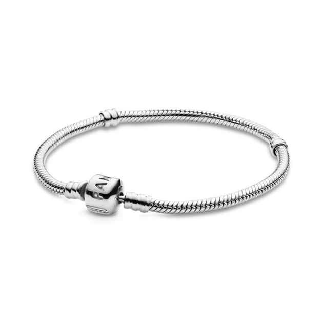 Серебряный браслет-змейка Pandora Moments Серебряный браслет Пандора змейка базовый 590702HV 16 18 - Фото 1 Серебряный браслет-змейка Pandora Moments Серебряный браслет Пандора змейка базовый 590702HV 16 18 - изображение 1