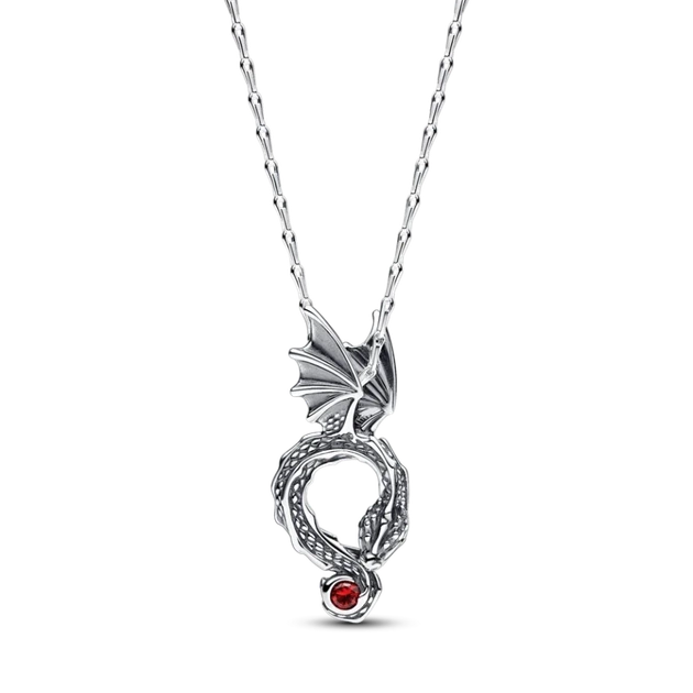 Серебряное колье Pandora «Дракон» Игра престолов Серебряное ожерелье Пандора Dragon Game of Thrones 392967C01 - Фото 1 Серебряное колье Pandora «Дракон» Игра престолов Серебряное ожерелье Пандора Dragon Game of Thrones 392967C01 - изображение 1