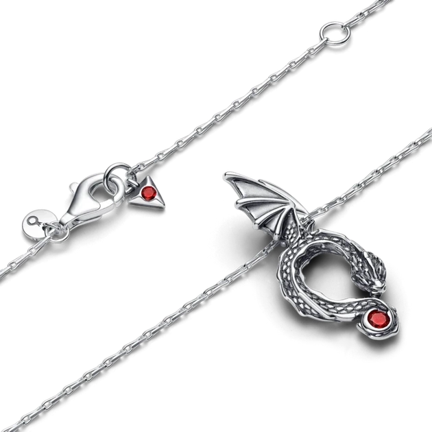 Серебряное колье Pandora «Дракон» Игра престолов Серебряное ожерелье Пандора Dragon Game of Thrones 392967C01 - Фото 3 Серебряное колье Pandora «Дракон» Игра престолов Серебряное ожерелье Пандора Dragon Game of Thrones 392967C01 - изображение 3