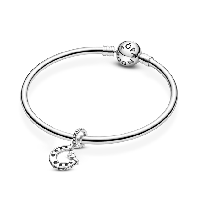 Серебряный шарм Pandora «Подкова на удачу» Серебряная бусина Пандора Подкова для удачи 799157C01 - изображение 5