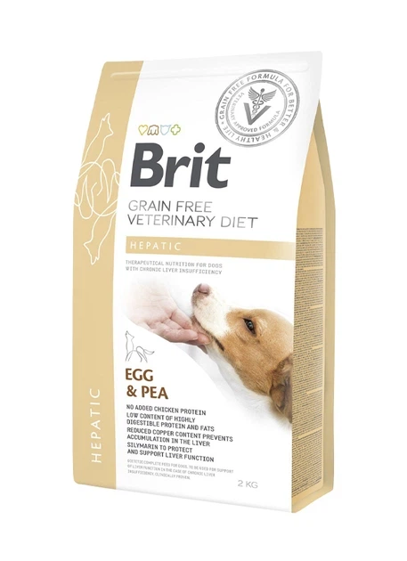 Сухий корм Brit VetDiets Hepatic для собак при захворюваннях печінки 2 кг - Фото 1 Сухий корм Brit VetDiets Hepatic для собак при захворюваннях печінки 2 кг - зображення 1