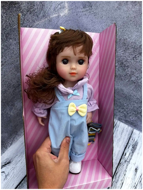 Лялька Chimi Doll 36 см силіконова реалістична для дітей і колекціонерів із модним одягом - Фото 5 Лялька Chimi Doll 36 см силіконова реалістична для дітей і колекціонерів із модним одягом - зображення 5