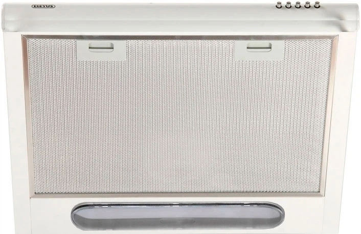 Витяжка кухонна ELEYUS Line I 60 WH 60 см, 380 м³/год, плоска, одномоторна, біла (витяжка ELEYUS, плоска) - изображение 3