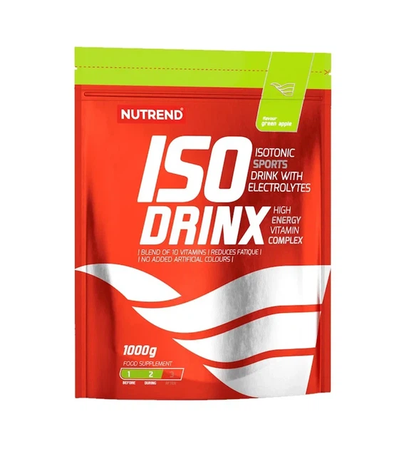 Ізотонік у порошку Isodrinx Nutrend зелене яблуко 1000 г - зображення 4
