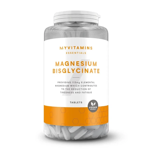 Магній бісгліцинат Magnesium Bisglycinate MyProtein, 90 таблеток - Фото 1 Магній бісгліцинат Magnesium Bisglycinate MyProtein, 90 таблеток - зображення 1