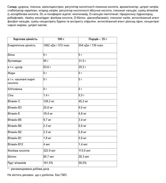 Ізотонік у порошку Isodrinx Nutrend чорна смородина 1000 г - зображення 3