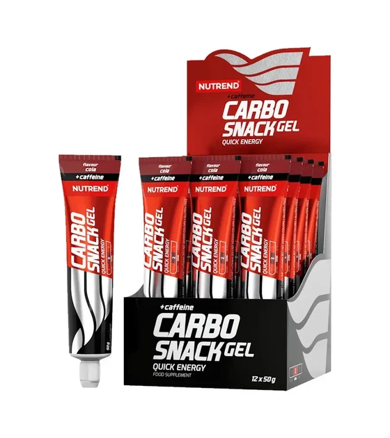 Енергетичний гель із кофеїном у тюбику Carbo Snack with caffeine Nutrend Кола 50 г - Фото 1 Енергетичний гель із кофеїном у тюбику Carbo Snack with caffeine Nutrend Кола 50 г - зображення 1
