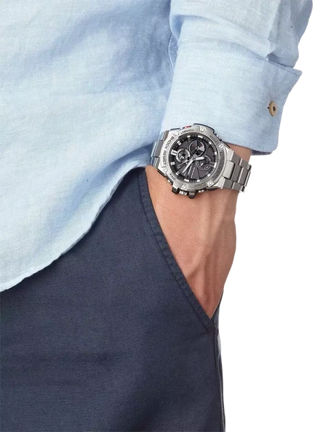 Часы мужские наручные в стиле Casio G-SHOCK G-STEEL GST-B100D-1AER - Фото 3 Часы мужские наручные в стиле Casio G-SHOCK G-STEEL GST-B100D-1AER - изображение 3