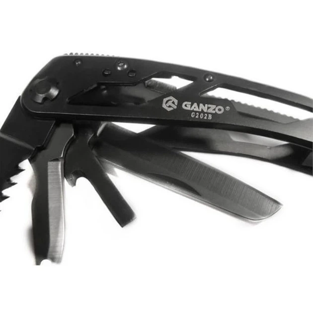 Мультитул Ganzo G202B з чохлом Molle та бітами, 24 функції - Фото 3 Мультитул Ganzo G202B з чохлом Molle та бітами, 24 функції - изображение 3