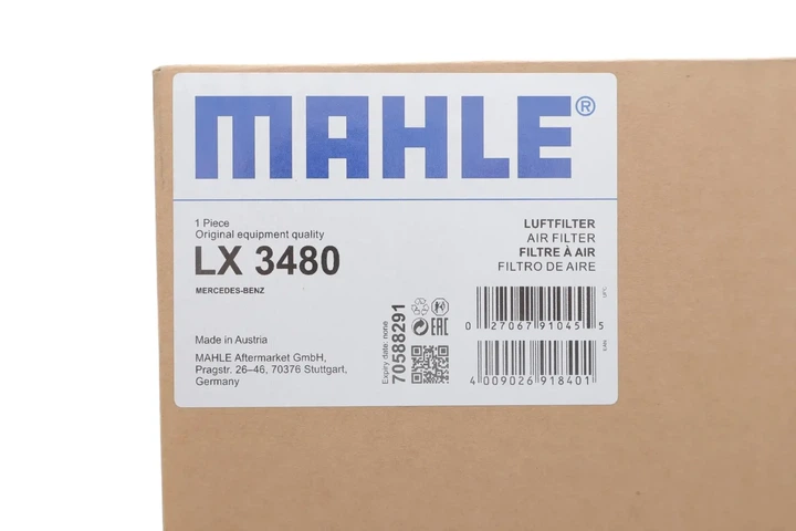 Повітряний фільтр MAHLE / KNECHT LX3480 0030949404, 0030949503, 0030949504 - изображение 2