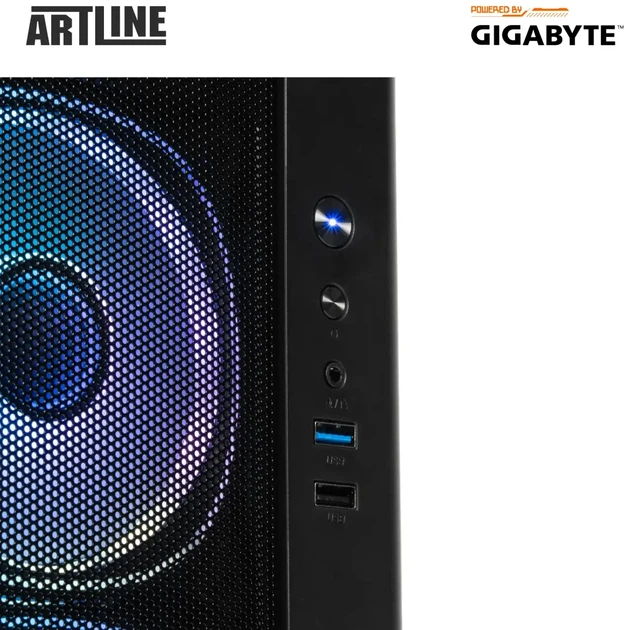 Компьютер ARTLINE Gaming X49 Powered by Gigabyte (X49v90) AMD Ryzen 5 5600 / RAM 16 ГБ / SSD 1 ТБ / nVidia GeForce RTX 5060 Ti, 8 ГБ - изображение 17