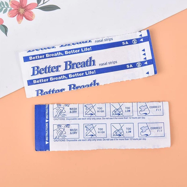 Антихропіння липкий пластир від хропіння на ніс Optima Better Breath 5шт - Фото 5 Антихропіння липкий пластир від хропіння на ніс Optima Better Breath 5шт - изображение 5