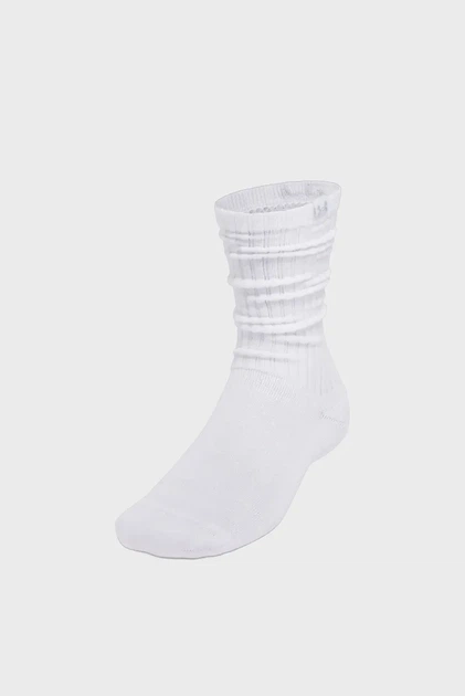 Білі носки (2 пари) Sportstyle Ctn Scrunch Crew Under Armour MD 1390129-100 - зображення 2