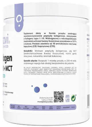 Kolagen Osavi Kolagen I & III + MCT Kokos 400 g (5904139925966) - obraz 3