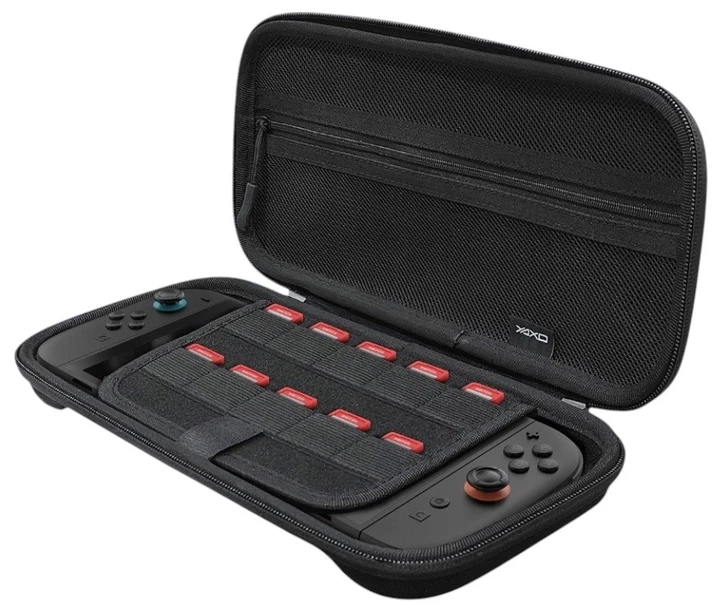 Etui Yaxo Scutum do Nintendo Switch/Nintendo Switch 2 Techno Black (YGSCCC01B) - obraz 2