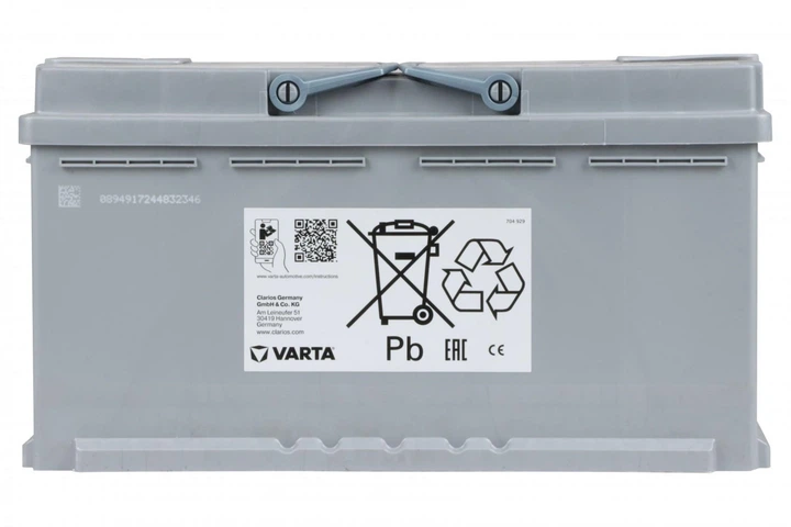 Акумулятор VARTA AGM 12V 95AH 850A R+ DYNAMIC 353*175*190MM 595901085 - изображение 3