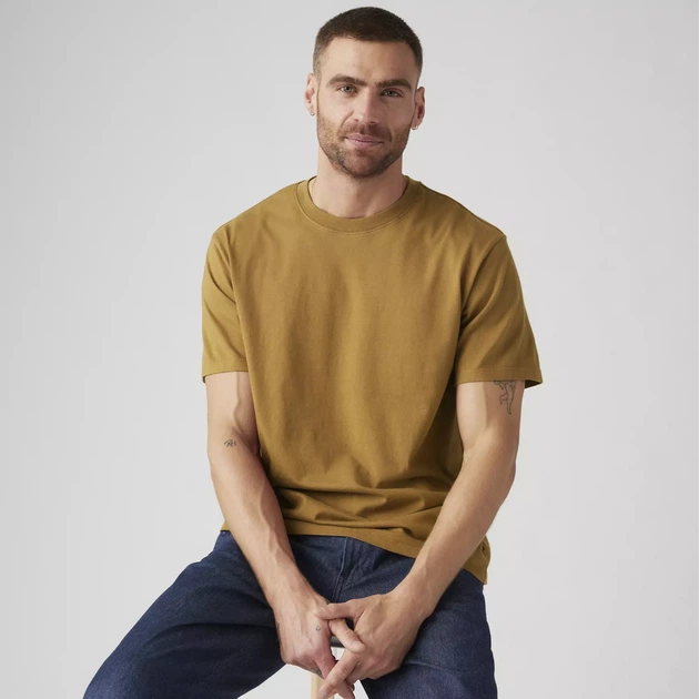 Мужская футболка Levi's , горчичный цвет, размер L (A33280113) - Фото 5 Мужская футболка Levi's , горчичный цвет, размер L (A33280113) - изображение 5