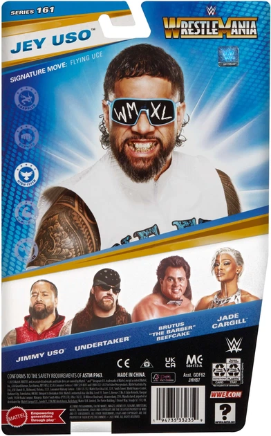 Figurka Mattel WWE Jey Uso Main Event 161 15 cm JHH87 (585936) (194735332359) - obraz 2