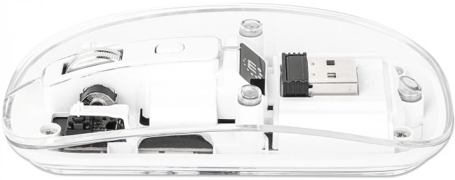 Миша бездротова Manhattan MH Transparent 4D mouse (MANHATTAN_190275) - зображення 4