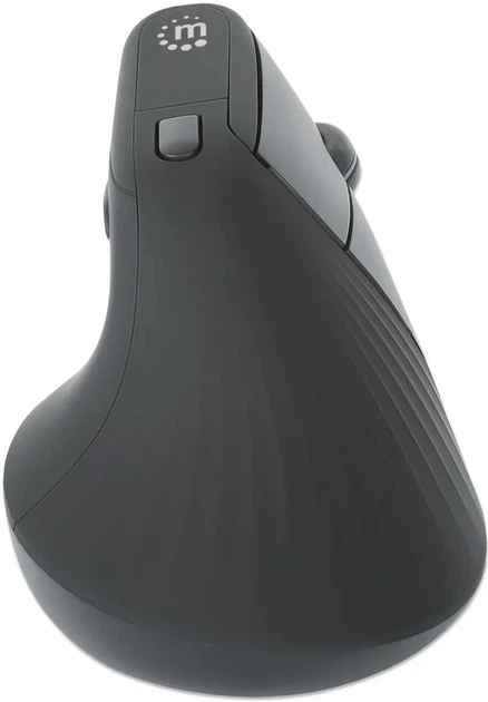 Mysz bezprzewodowa Manhattan Vertical Ergonomic Wireless USB (MANHATTAN_190336) - obraz 2