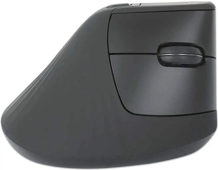 Mysz bezprzewodowa Manhattan Vertical Ergonomic Wireless USB (MANHATTAN_190336) - obraz 4