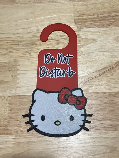 Табличка на дверну ручку Do Not Disturb Hello Kitty. Aivory - изображение 2