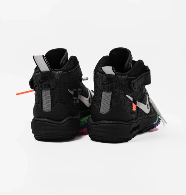 Кросівки чоловічі Air Force 1 Mid Black DO6290-001 чорні лімітовані великого розміру 51.5 - Фото 5 Кросівки чоловічі Air Force 1 Mid Black DO6290-001 чорні лімітовані великого розміру 51.5 - зображення 5