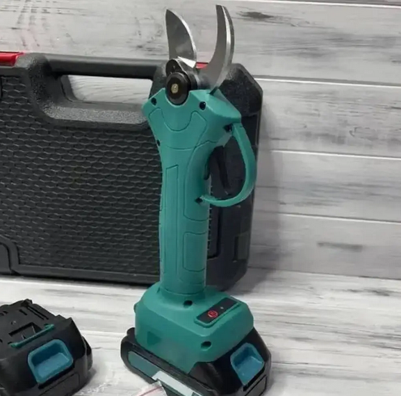 Аккумуляторный секатор Crafting Tools в кейсе 21 В 2 АКБ Li-Ion 25 мм ABS/сталь - изображение 3