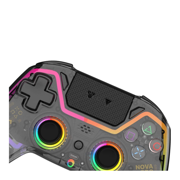 Ігровий джойстик Fantech WGP14V2 Nova Pro Atomic Bluetooth V5.3, з RGB-підсвічуванням, 3 рівневою системою Turbo, 12 програмованими кнопками та 2 кнопками для макросів, акумулятор 600mAh з роботою до 10 годин Black - Фото 6 Ігровий джойстик Fantech WGP14V2 Nova Pro Atomic Bluetooth V5.3, з RGB-підсвічуванням, 3 рівневою системою Turbo, 12 програмованими кнопками та 2 кнопками для макросів, акумулятор 600mAh з роботою до 10 годин Black - зображення 6