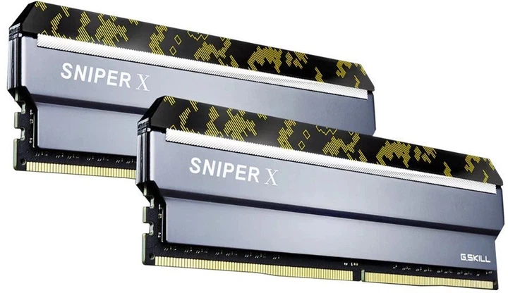 Модуль памяти G.Skill DDR4 32GB (2x16) Sniper X Digital Camo 3200MHz (F4-3200C16D-32GSXKB) - Фото 3 Модуль памяти G.Skill DDR4 32GB (2x16) Sniper X Digital Camo 3200MHz (F4-3200C16D-32GSXKB) - изображение 3