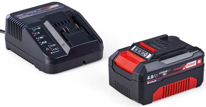Кутова акумуляторна шліфмашина Einhell TC-AG 18/115 Li (1 x 4.0 А·год) (4431133) (4006825679526) - зображення 2