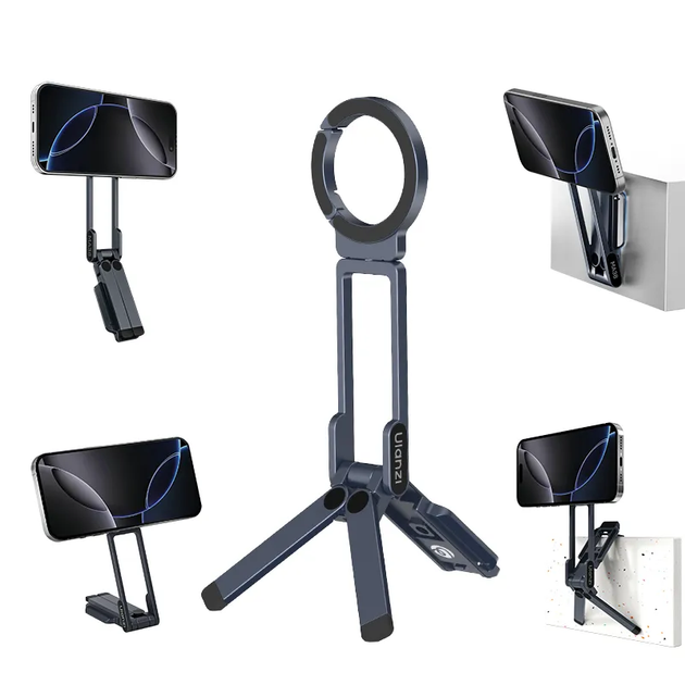 Держатель телефона Ulanzi MA38 MagLock Phone Stand Black - изображение 3