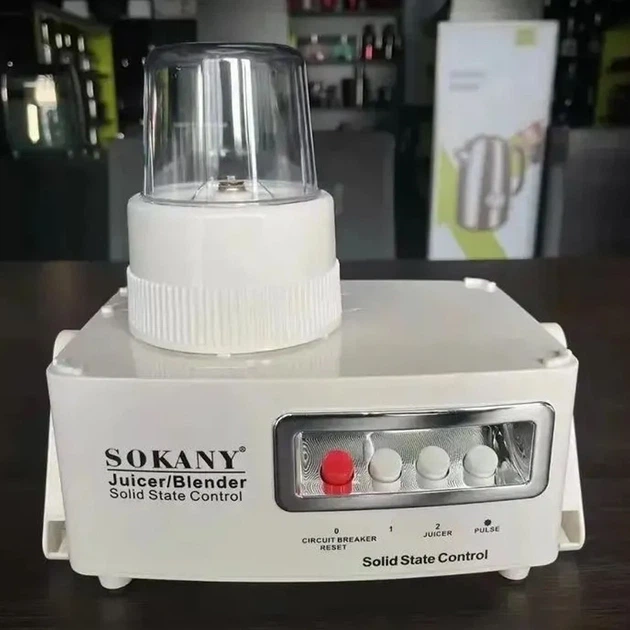 Кухонний комбайн SOKANY SK-4008 4в1 соковижималка блендер подрібнювач м'ясорубка 800Вт 1.5л - зображення 9