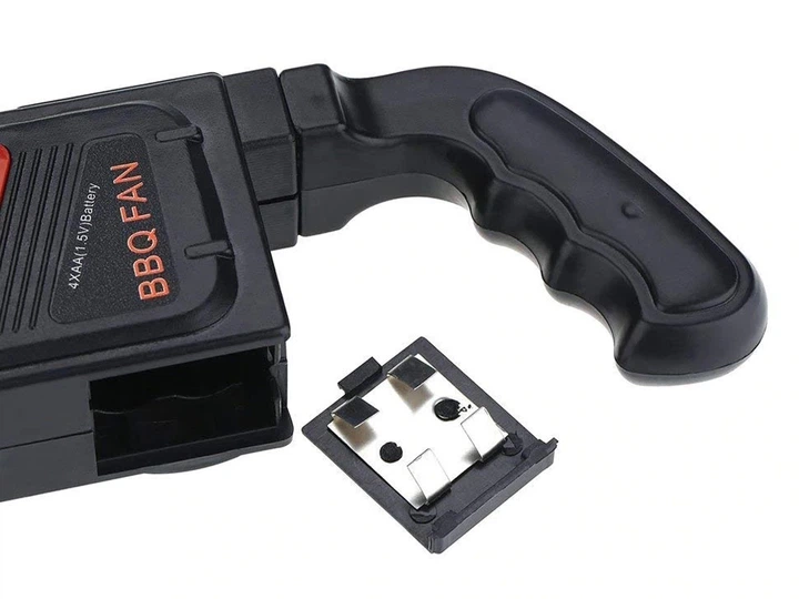 Воздуходувка для барбекю BBQ Fan CD-02B на батарейках AA, сопло из нержавеющей стали - Фото 4 Воздуходувка для барбекю BBQ Fan CD-02B на батарейках AA, сопло из нержавеющей стали - изображение 4