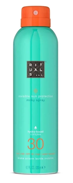 Сонцезахисний спрей для тіла The Ritual Of Karma Invisible Sun Protection Milky Spray SPF 30, 200 мл - Фото 1 Сонцезахисний спрей для тіла The Ritual Of Karma Invisible Sun Protection Milky Spray SPF 30, 200 мл - зображення 1