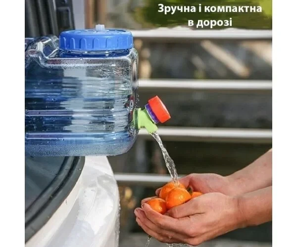 Бутыль канистра с краником 10 л поликарбонатный с ручкой ViO PC-В 10l - изображение 2