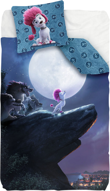 Pościel dla dzieci Studio 100 Animation 100% Wolf Poszewka na poduszkę 65 x 65 cm + Poszwa na kołdrę 140 x 200 cm (5414233228073) - obraz 2