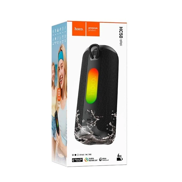 Портативная колонка Hoco HC50 Advantage BT Speaker 8W Black - изображение 2