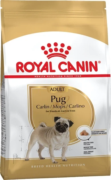 Сухий корм Royal Canin Pug Adult 1.5 кг - Фото 1 Сухий корм Royal Canin Pug Adult 1.5 кг - изображение 1