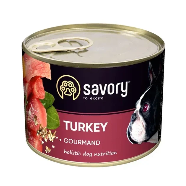 Savory Adult вологий корм для собак 200 г - індичка - Фото 1 Savory Adult вологий корм для собак 200 г - індичка - изображение 1
