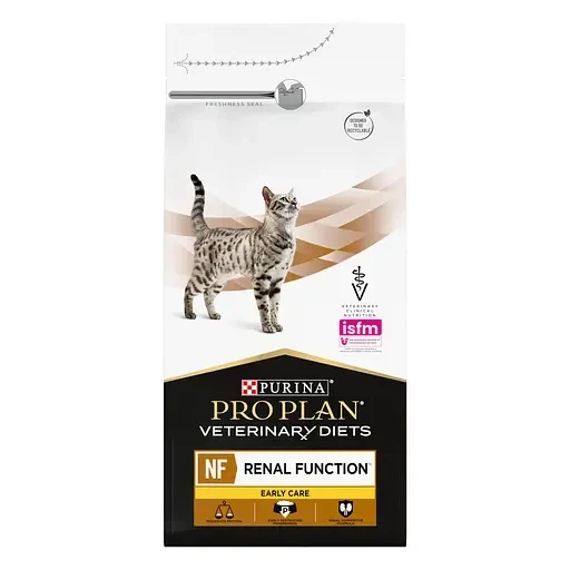 Сухий дієтичний корм Purina Pro Plan Veterinary Diets NF Renal Function Early Care для дорослих котів, 1,5 кг - Фото 1 Сухий дієтичний корм Purina Pro Plan Veterinary Diets NF Renal Function Early Care для дорослих котів, 1,5 кг - зображення 1