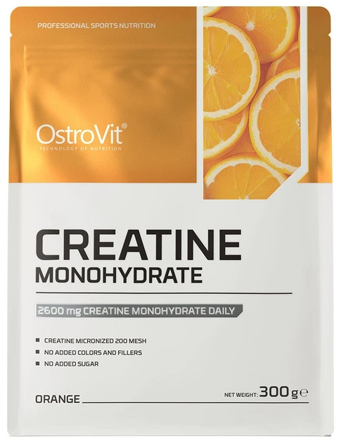 Креатин OstroVit Creatine 300 г порошок Апельсин (5902232611793) - зображення 2