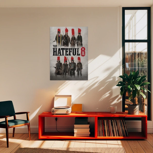 Постер Омерзительная Восьмёрка, Hateful Eight (2015), A3 42×30 см (id5721) - изображение 2