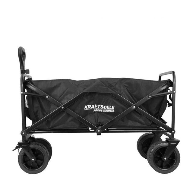 Садовий транспортний складаний візок Kraft&Dele KD3089 160 л для перевезення вантажів універсальний - Фото 1 Садовий транспортний складаний візок Kraft&Dele KD3089 160 л для перевезення вантажів універсальний - зображення 1