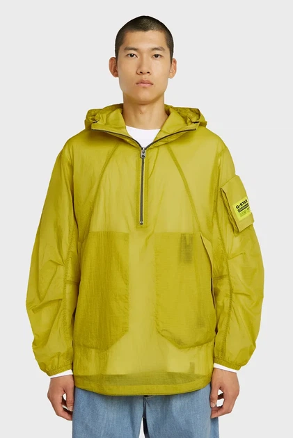Чоловічий салатовий анорак Lightweight packable G-Star RAW S D26185,C643 - Фото 1 Чоловічий салатовий анорак Lightweight packable G-Star RAW S D26185,C643 - зображення 1