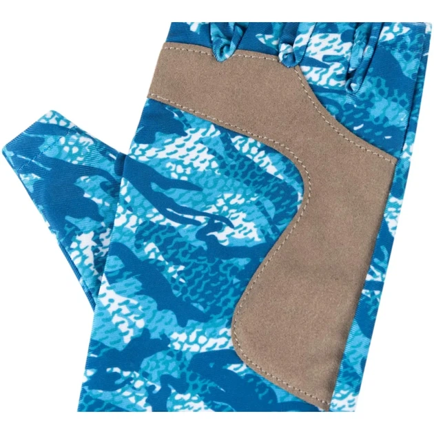 Рукавички Favorite Solar Fishing Gloves 5 Cut S/M к:white/blue - зображення 3